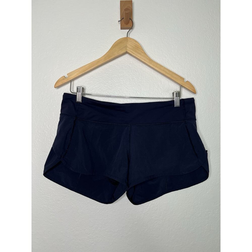 Lululemon Navy Speed Short Size 8 Running